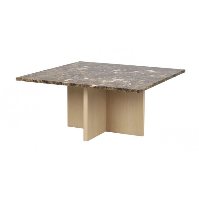 RO Brooksville Coffee Table Square Brown/Whitewash